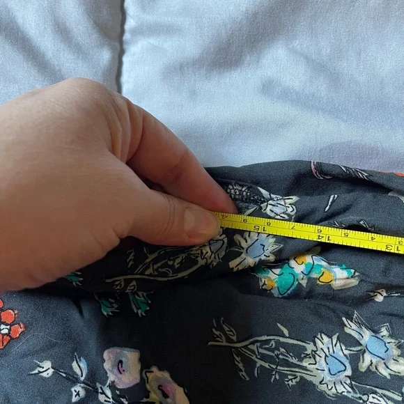 NATURAL LIFE Floral Midi Skirt - Black and Red - Picture 8 of 11